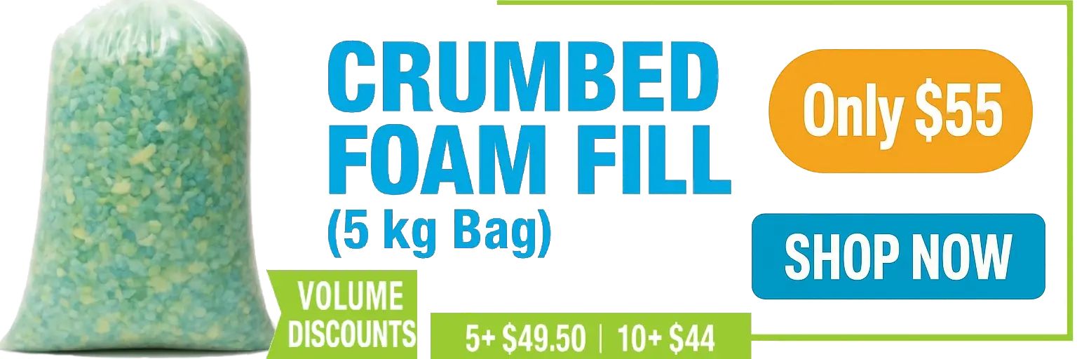 Crumbed Foam Products - Premium quality foam fillings and upholstery supplies