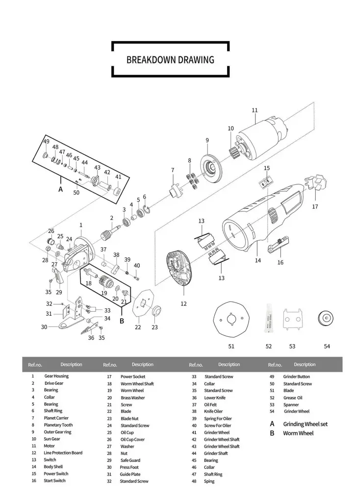 Manual - RAPID-CUT CB-70 Rotary Cutter-4.webp