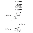 L-C-CC32R-BRASS_2.Brass-Cup-Castor-Round.webp