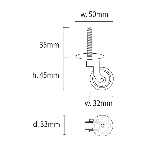 L-C-CPS32-BRASS.Brass-Castor-Plate-Screw.webp