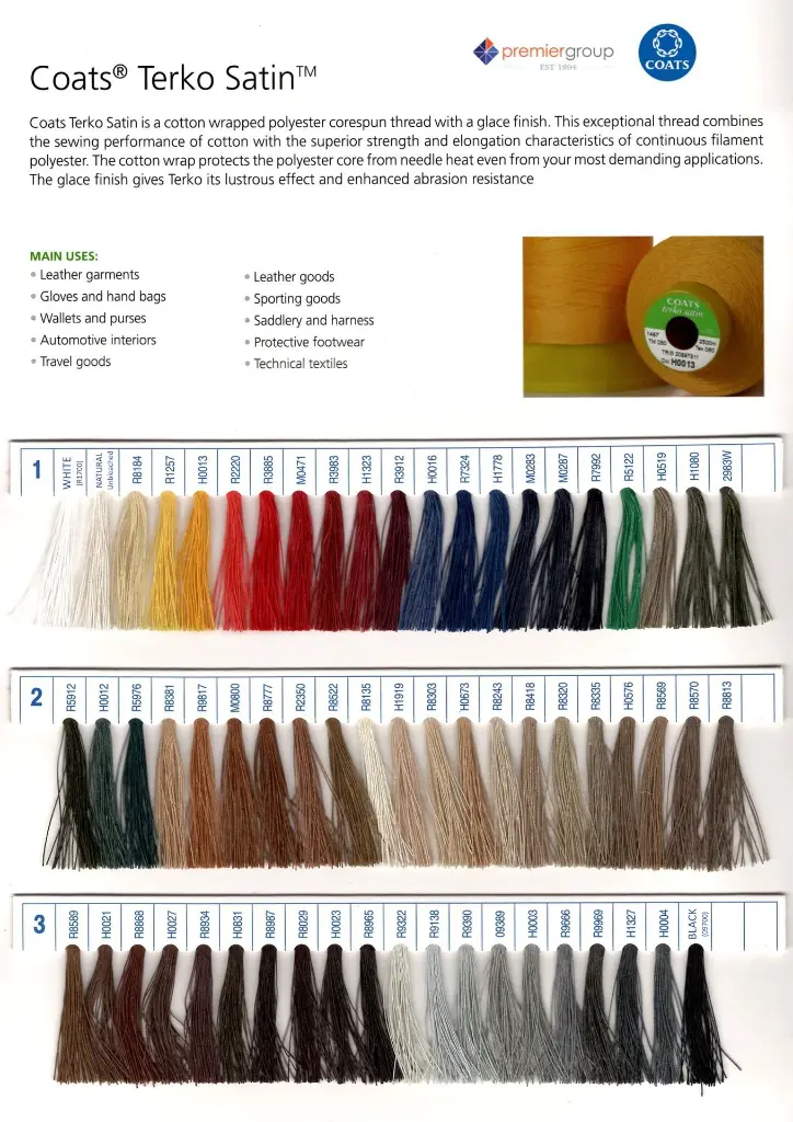 Colour Chart - Coats Terko Thread 2024-1.webp