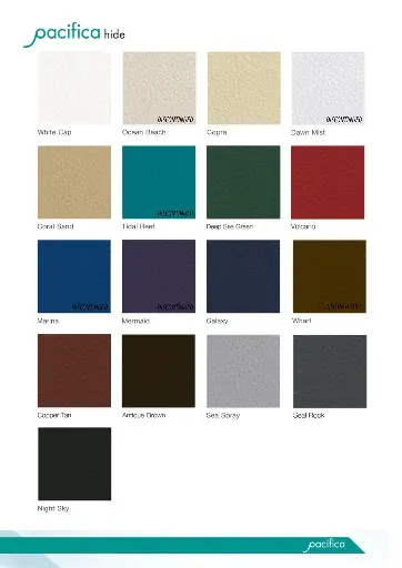 Colour Chart - Pacifica HIDE Vinyl Range-1.webp
