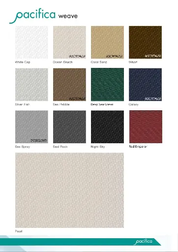 Colour Chart - Pacifica WEAVE Vinyl Range-1.webp