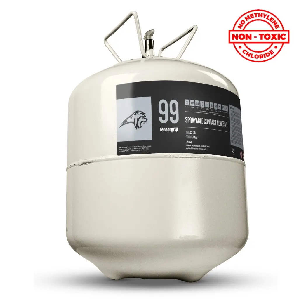 TensorGrip 99 Non-Toxic Hi-Temp Foam & Upholstery Adhesive (22L)