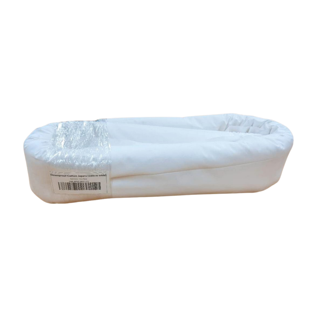[FAB-JAP63-WHT-010] Downproof Cotton Japara (160cm wide) (10m Pack)