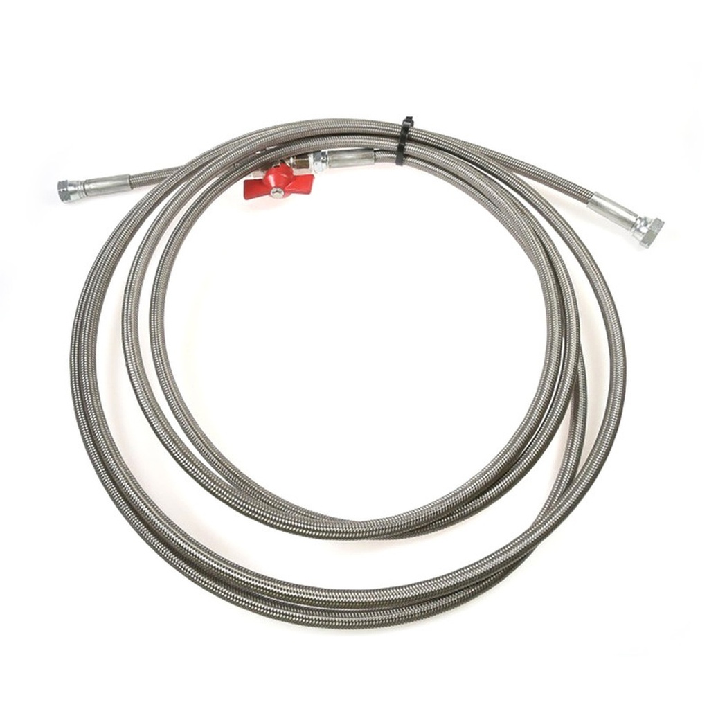 TensorGrip Steel Braided Hose 4m (for Canister)