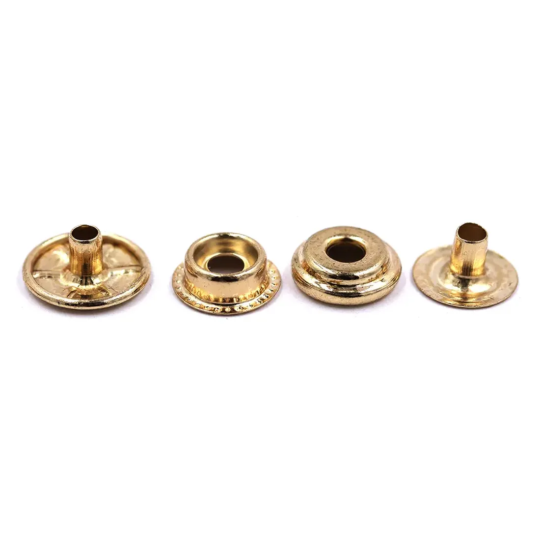 Press Studs 15mm GOLD (20/Pack)