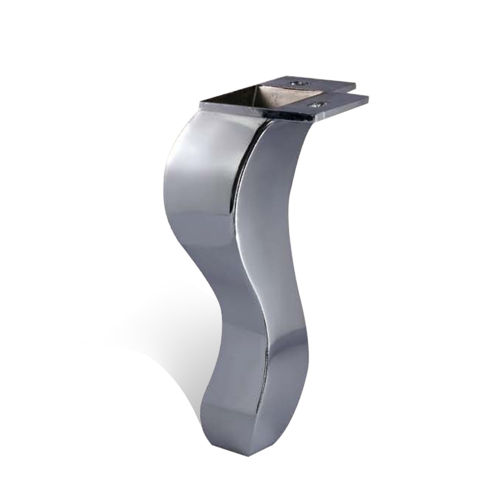 Metal Cabriole Leg 220mm CHROME