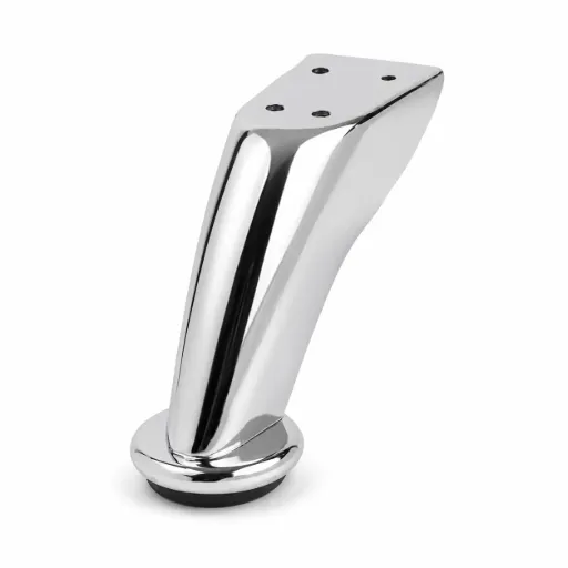 Metal Leg Pharlap 95mm CHROME