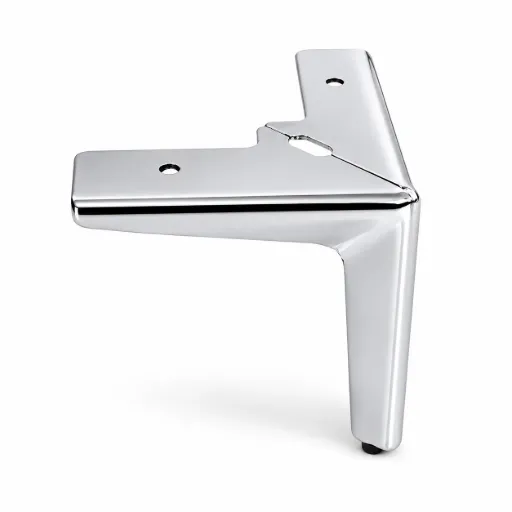 Metal Leg Siena 130mm CHROME