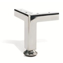 Metal Leg Silver Knight 112mm CHROME