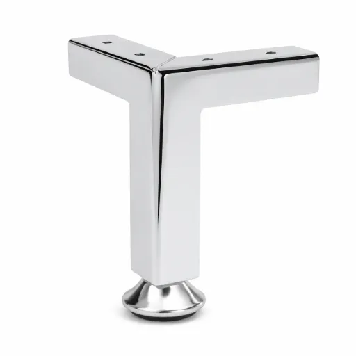 Metal Leg Silver Knight 112mm CHROME