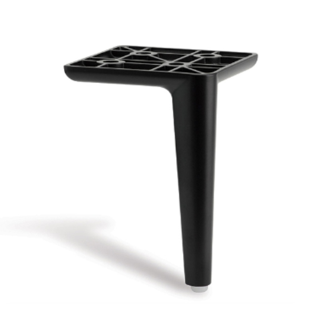 Stockholm 150mm Matte Black Metal Leg