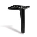 Stockholm 150mm Matte Black Metal Leg