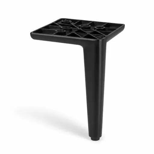 Stockholm 150mm Matte Black Metal Leg