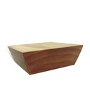 Large Pyramid Timber Leg 45mm STAINED