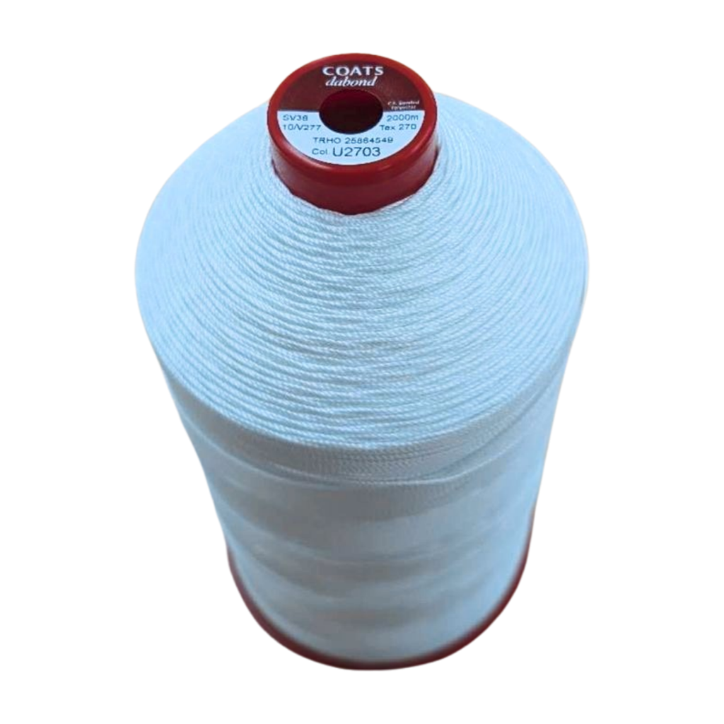 COATS Dabond Bonded Polyester Marine Thread 10tkt (V277) WHITE