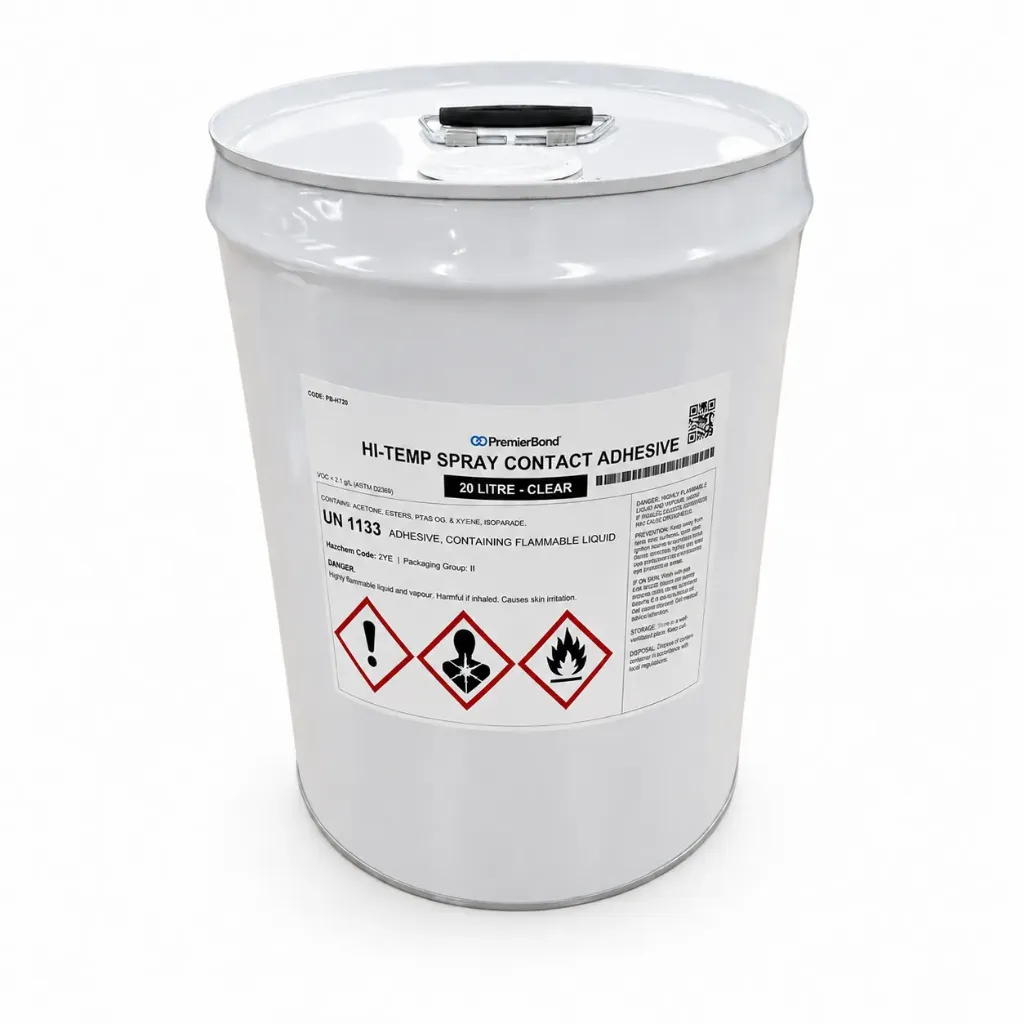 PremierBond Hi-Temp Contact Adhesive (20L Drum)