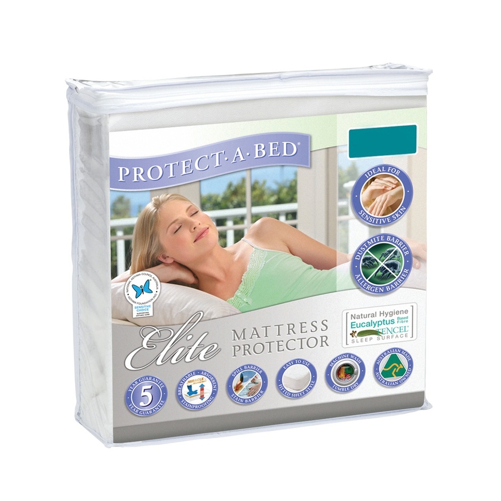 [BED-PRO-ELI-KSI] Protect-A-Bed ELITE Tencel Mattress Protector (King Single)