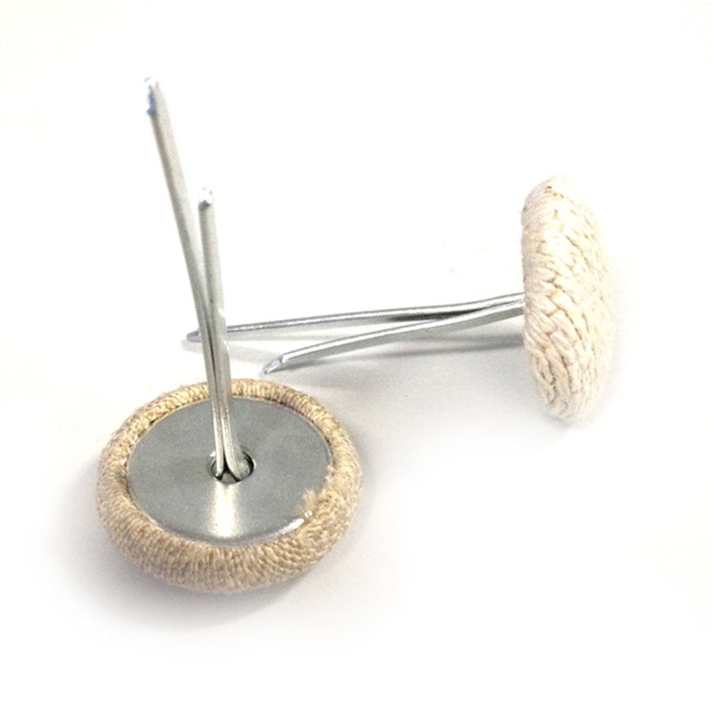 Covered Button - PRONG BACK