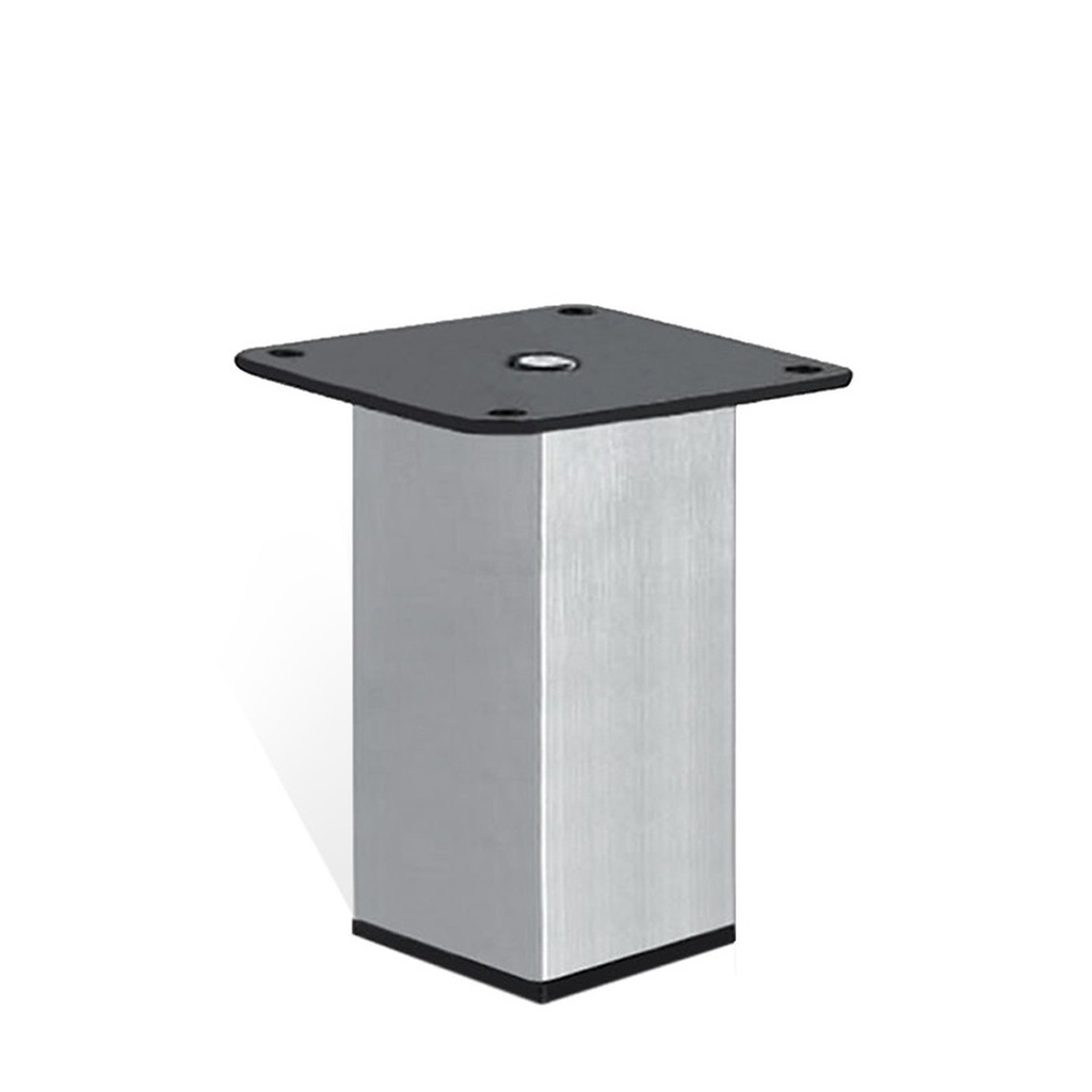 London Brushed Aluminium Metal Leg