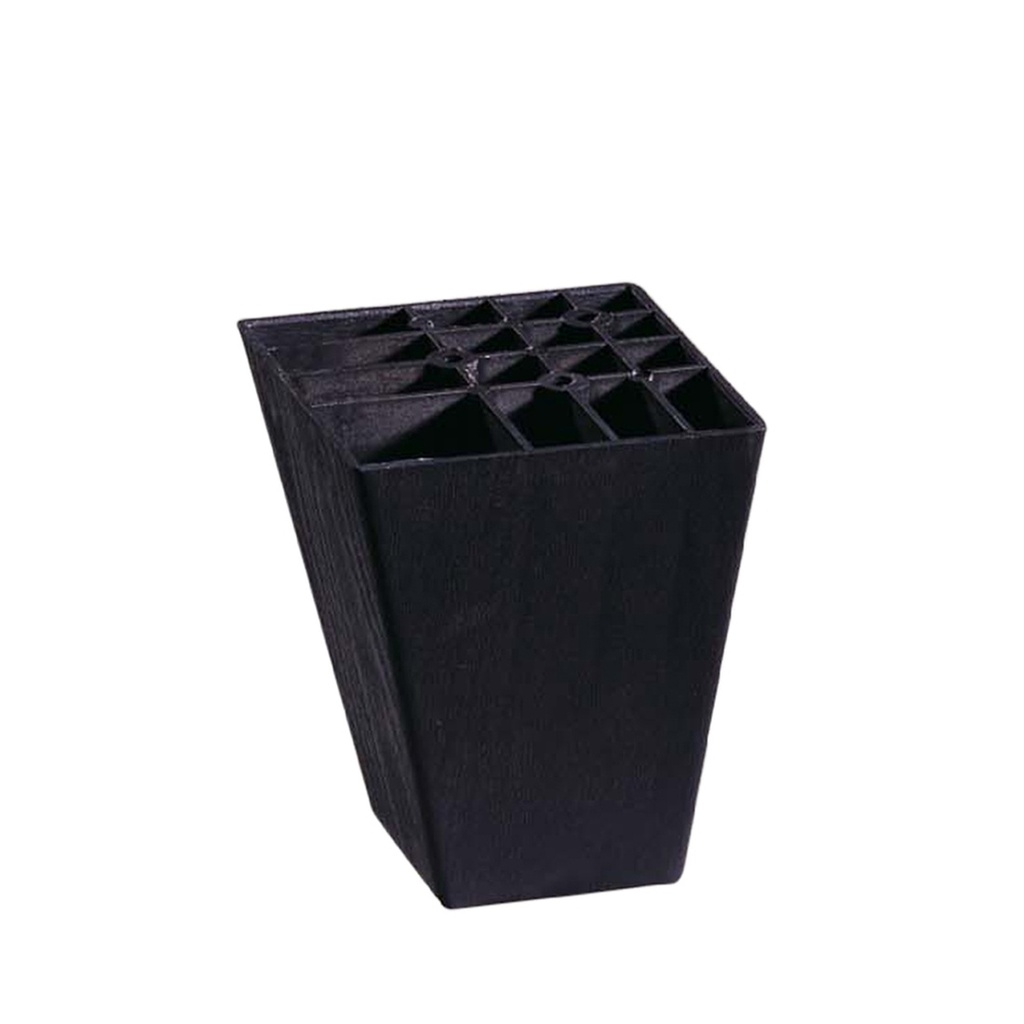 Plastic Leg Square Side Taper 100mm