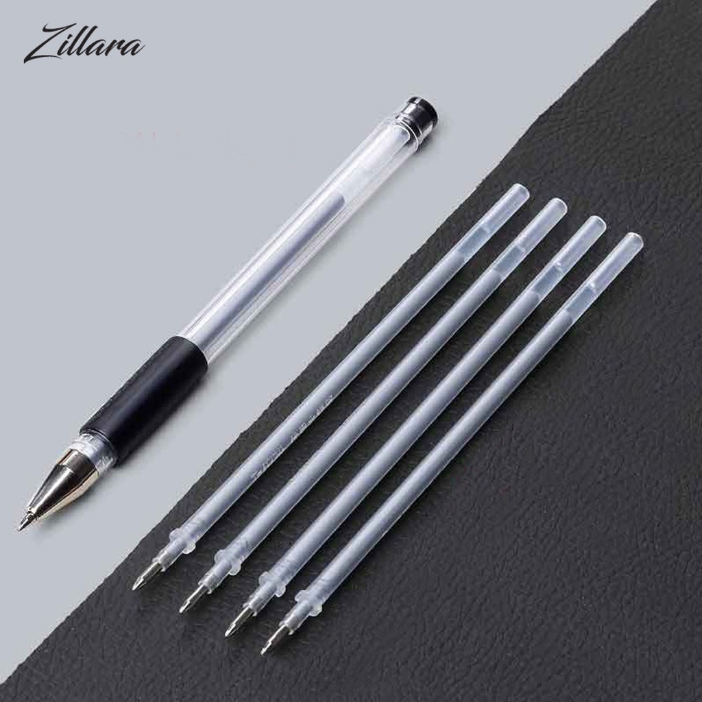 Zillara Leather Marking Pen Refills SILVER