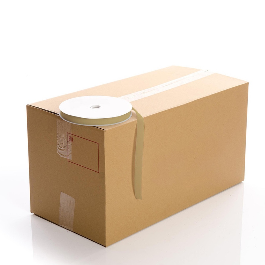 [TT-L25-BEIGE-CTN] Sew-In Touch Tape - LOOP 25mm (Carton, Beige)