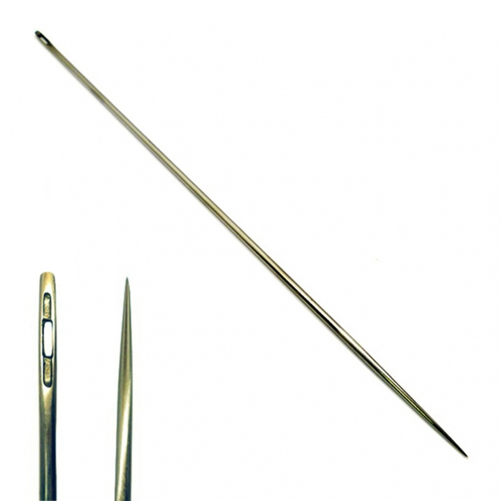 Straight Single Round Point Needles