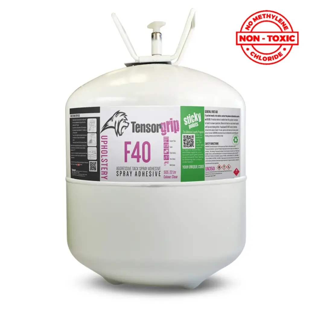 [ADH-CANIS-F40] TensorGrip F40 Non-Toxic Agressive Tack Adhesive (22L)