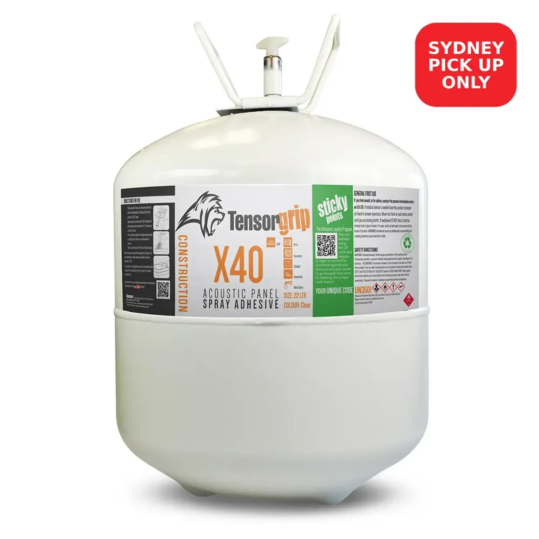 [ADH-CANIS-X40] TensorGrip X40 Acoustic Panel Adhesive (22L)