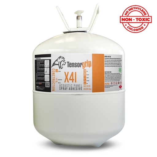 [ADH-CANIS-X41] TensorGrip X41 Non-Toxic Acoustic Panel & Polystyrene Adhesive (22L)