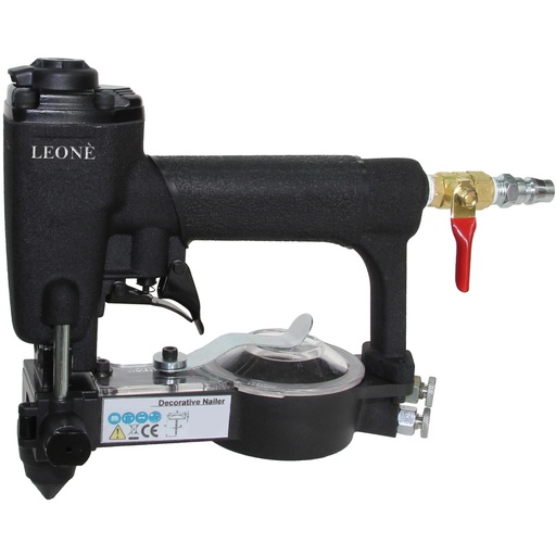 [AIR-DN-ZN-12BN] LEONE Pneumatic Auto-Feed 9.5mm Deco-Nailer