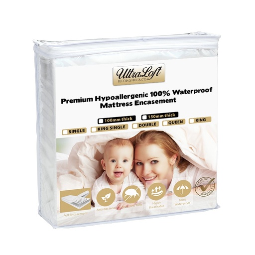 UltraLoft Premium Waterproof Foam Mattress Encasement