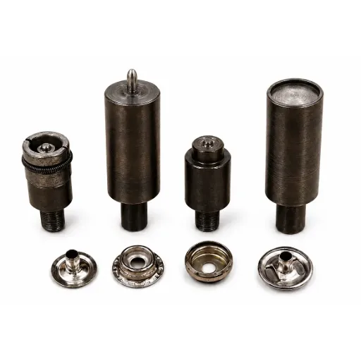 [BUT-SD-24-SET] 4 piece #24L Snap Fastener Dies (to suit Press Machine)