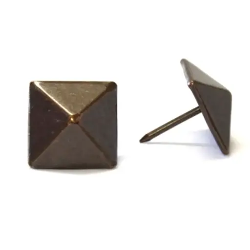 [DEC-DN501-ANT] HEICO Decorative Nail "501F" Pyramid Antique Brown 19mm (500/BOX)