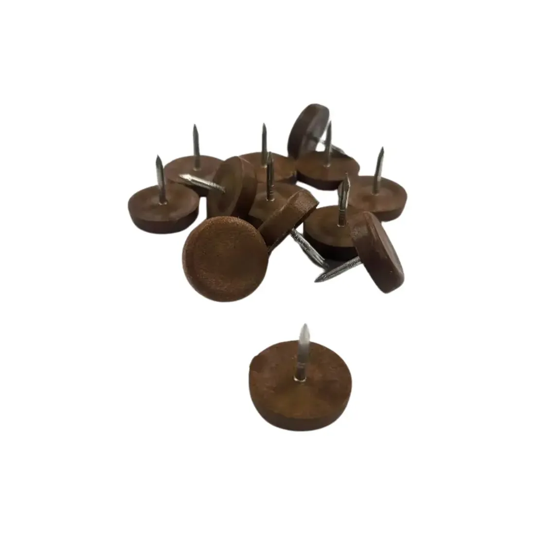 [L-G-N18B-1000] Nylon Nail Glide (18mm Diameter) BROWN