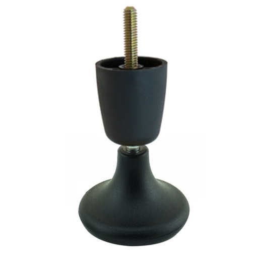 Trumpet/Mushroom Leg Glide 100mm (5/16 Screw) BLACK