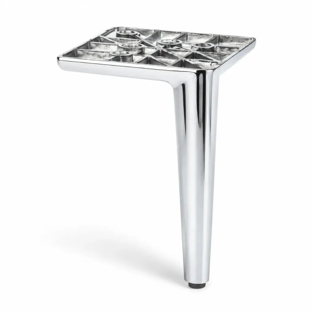 [L-M-STOCKHOLM-CHROME] Stockholm 150mm Chrome Plated Metal Leg