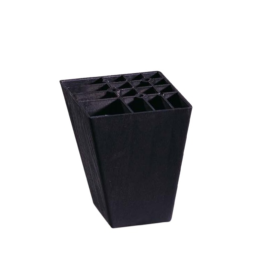 Plastic Leg Square Side Taper 100mm