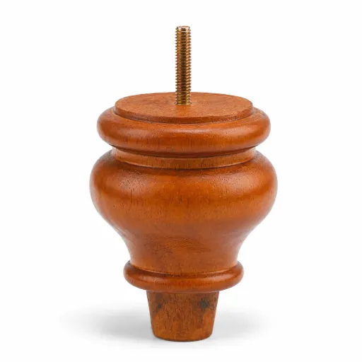 [L-W-COLERIDGE-MAH] Coleridge Timber Leg 105mm STAINED