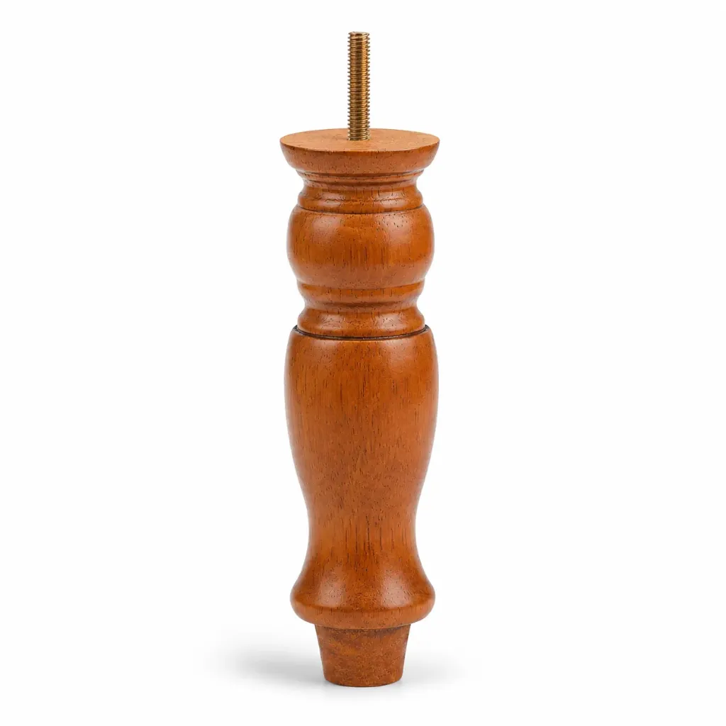 [L-W-COTSWOLD-MAH] Cotswold Timber Leg 180mm STAINED