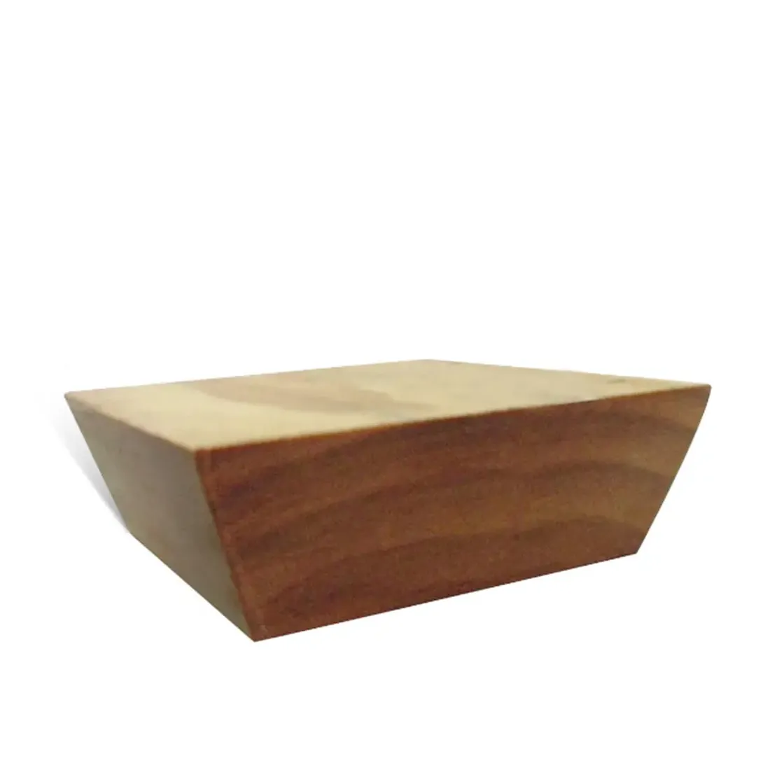 [L-W-PYRAMID-L] Large Pyramid Timber Leg 45mm STAINED