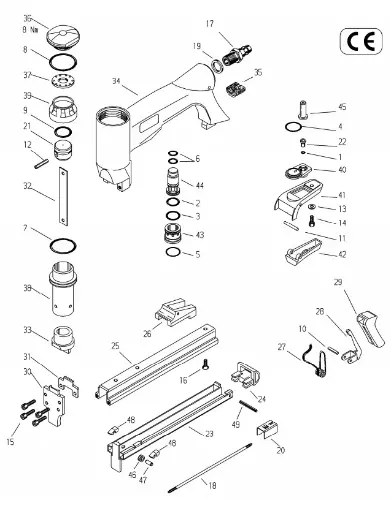 BEA 380 Stapler Spare Parts