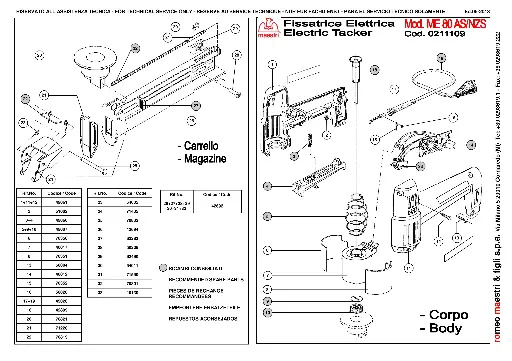 RO-MA ME80 Spare Parts