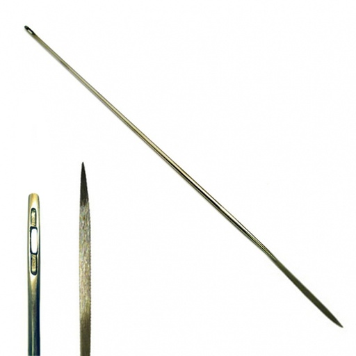 [UT-N-SBP-06] Straight Bayonet Point Needle 6inch SINGLE