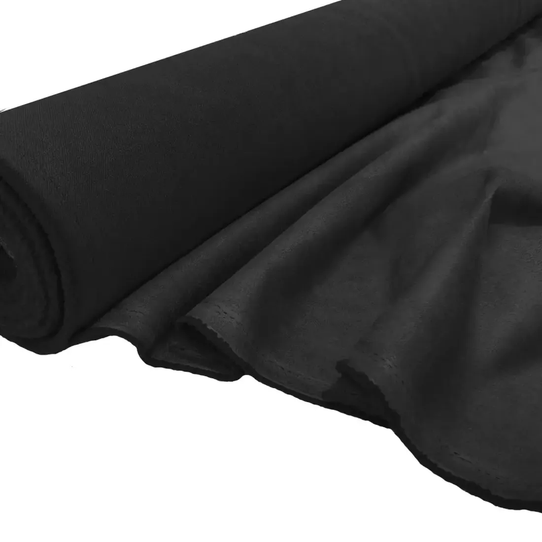 [FAB-WAR-MMARIN-PIRATE] Warwick MacroMarine UV Suede (152cm wide) - PIRATE (Black)