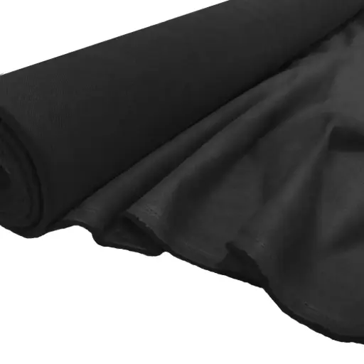 [FAB-WAR-MMARIN-PIRATE] Warwick MacroMarine UV Suede (152cm wide) - PIRATE (Black)